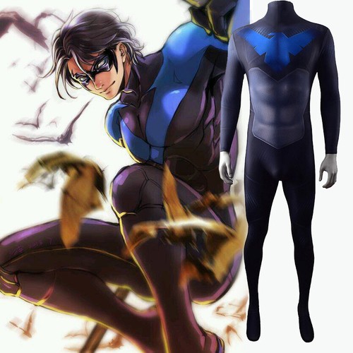 Costume notte fumetto tuta - notte,