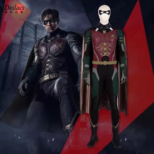 Costume cosplay uomo robin - cosplay,