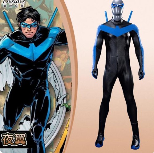 Costume cosplay nightwing dick - cosplay,