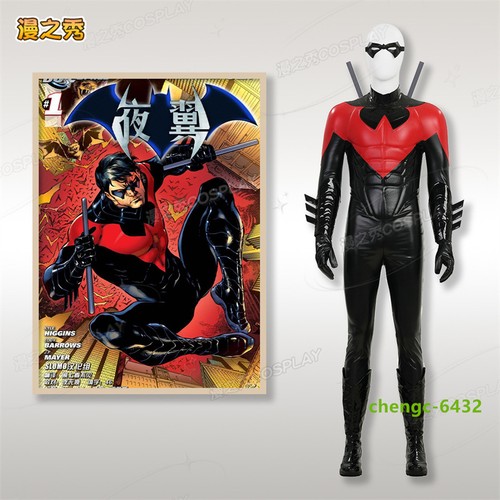 Nuovo red nightwing dick - red,