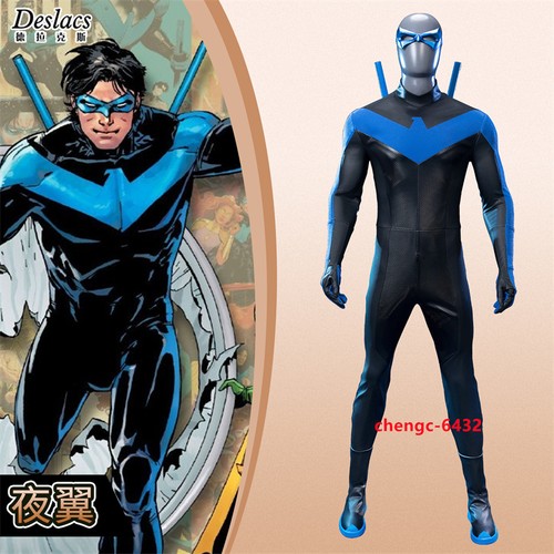 Costume cosplay nightwing dick - costume,