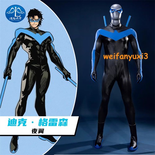 Costume cosplay nightwing dick - costume,